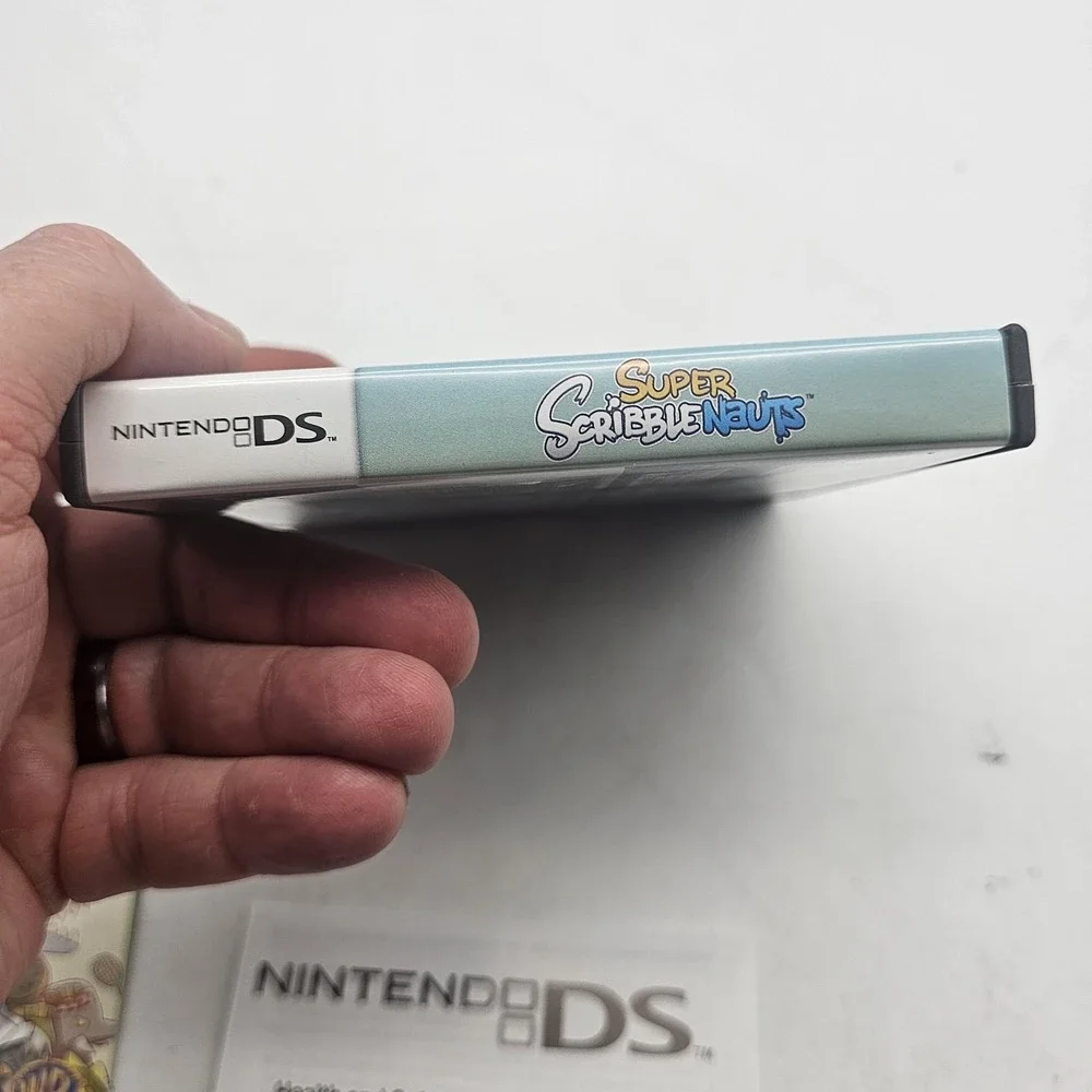 Super Scribblenauts Nintendo DS Complete CIB Game Case Manual WB Games E10+